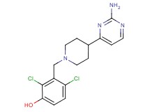 3-{[4-(2-aminopyrimidin-4-yl)piperidin-1-yl]methyl}-2,4-dichlorophenol
