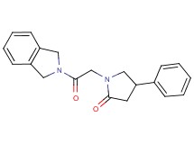 1-[2-(1,3-dihydro-2H-isoindol-2-yl)-2-oxoethyl]-4-phenylpyrrolidin-2-one