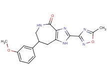7-(3-methoxyphenyl)-2-(5-methyl-1,2,4-oxadiazol-3-yl)-5,6,7,8-tetrahydroimidazo[4,5-c]azepin-4(1H)-one