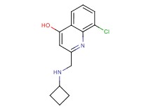 8-chloro-2-[(cyclobutylamino)methyl]quinolin-4-ol