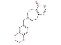 7-(2,3-dihydro-1,4-benzodioxin-6-ylmethyl)-3,5,6,7,8,9-hexahydro-4H-pyrimido[4,5-d]azepin-4-one