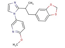 5-{2-[2-(1,3-benzodioxol-5-yl)-1-methylethyl]-1H-imidazol-1-yl}-2-methoxypyridine