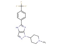 1-(1-methyl-4-piperidinyl)-5-[4-(trifluoromethyl)phenyl]-1,4-dihydroimidazo[4,5-c]pyrazole