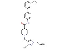 1-[(1-allyl-3-methyl-1H-pyrazol-4-yl)methyl]-N-(3'-methyl-4-biphenylyl)-4-piperidinecarboxamide