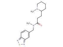 N-(2,1,3-benzothiadiazol-5-ylmethyl)-N-methyl-3-(1-methylpiperidin-2-yl)propanamide