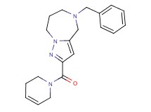 5-benzyl-2-(3,6-dihydropyridin-1(2H)-ylcarbonyl)-5,6,7,8-tetrahydro-4H-pyrazolo[1,5-a][1,4]diazepine