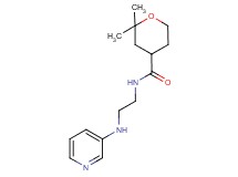 2,2-dimethyl-N-[2-(pyridin-3-ylamino)ethyl]tetrahydro-2H-pyran-4-carboxamide