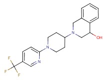 2-{1-[5-(trifluoromethyl)pyridin-2-yl]piperidin-4-yl}-1,2,3,4-tetrahydroisoquinolin-4-ol