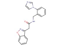 2-(1,2-benzisoxazol-3-yl)-N-[2-(1H-imidazol-1-yl)benzyl]acetamide