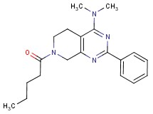 N,N-dimethyl-7-pentanoyl-2-phenyl-5,6,7,8-tetrahydropyrido[3,4-d]pyrimidin-4-amine