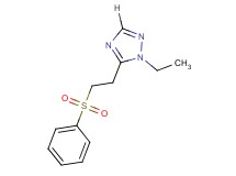 1-ethyl-5-[2-(phenylsulfonyl)ethyl]-1H-1,2,4-triazole