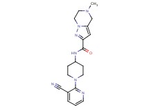 N-[1-(3-cyanopyridin-2-yl)piperidin-4-yl]-5-methyl-4,5,6,7-tetrahydropyrazolo[1,5-a]pyrazine-2-carboxamide