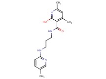 2-hydroxy-4,6-dimethyl-N-{3-[(5-methyl-2-pyridinyl)amino]propyl}nicotinamide