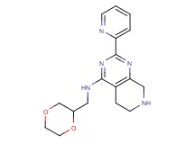 N-(1,4-dioxan-2-ylmethyl)-2-pyridin-2-yl-5,6,7,8-tetrahydropyrido[3,4-d]pyrimidin-4-amine