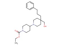 ethyl 4-(hydroxymethyl)-4-(3-phenylpropyl)-1,4'-bipiperidine-1'-carboxylate