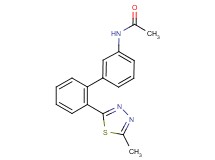 N-[2'-(5-methyl-1,3,4-thiadiazol-2-yl)biphenyl-3-yl]acetamide
