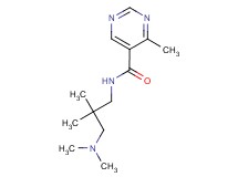 N-[3-(dimethylamino)-2,2-dimethylpropyl]-4-methylpyrimidine-5-carboxamide