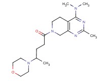 N,N,2-trimethyl-7-(4-morpholin-4-ylpentanoyl)-5,6,7,8-tetrahydropyrido[3,4-d]pyrimidin-4-amine