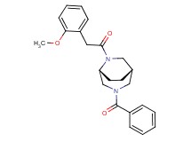 (1S*,5R*)-3-benzoyl-6-[(2-methoxyphenyl)acetyl]-3,6-diazabicyclo[3.2.2]nonane