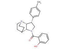 2-{[(3R*,3aR*,7aR*)-3-(4-methylphenyl)hexahydro-4,7-ethanopyrrolo[3,2-b]pyridin-1(2H)-yl]carbonyl}phenol