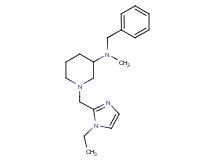 N-benzyl-1-[(1-ethyl-1H-imidazol-2-yl)methyl]-N-methyl-3-piperidinamine