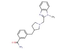 3-({1-[(1-methyl-1H-benzimidazol-2-yl)methyl]pyrrolidin-3-yl}methyl)benzamide