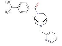 (1S*,5R*)-6-(4-isopropylbenzoyl)-3-(2-pyridinylmethyl)-3,6-diazabicyclo[3.2.2]nonane