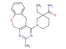 3-ethyl-1-(2-methyl-5,11-dihydro[1]benzoxepino[3,4-d]pyrimidin-4-yl)piperidine-3-carboxamide