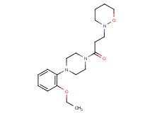 2-{3-[4-(2-ethoxyphenyl)piperazin-1-yl]-3-oxopropyl}-1,2-oxazinane
