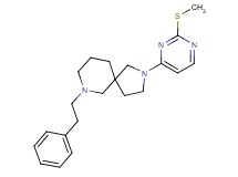 2-[2-(methylthio)-4-pyrimidinyl]-7-(2-phenylethyl)-2,7-diazaspiro[4.5]decane