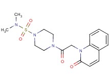 N,N-dimethyl-4-[(2-oxoquinolin-1(2H)-yl)acetyl]piperazine-1-sulfonamide