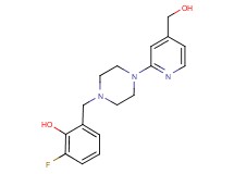 2-fluoro-6-({4-[4-(hydroxymethyl)pyridin-2-yl]piperazin-1-yl}methyl)phenol