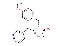 4-(4-methoxybenzyl)-5-(pyridin-3-ylmethyl)-2,4-dihydro-3H-1,2,4-triazol-3-one