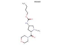 butyl [(3S,5S)-1-methyl-5-(morpholin-4-ylcarbonyl)pyrrolidin-3-yl]carbamate