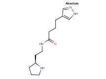 4-(1H-pyrazol-4-yl)-N-{2-[(2S)-pyrrolidin-2-yl]ethyl}butanamide