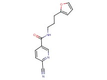 6-cyano-N-[3-(2-furyl)propyl]nicotinamide
