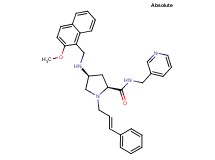 (4S)-4-{[(2-methoxy-1-naphthyl)methyl]amino}-1-[(2E)-3-phenyl-2-propen-1-yl]-N-(3-pyridinylmethyl)-L-prolinamide