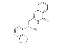 2-{[6,7-dihydro-5H-cyclopenta[d]pyrimidin-4-yl(methyl)amino]methyl}-4(3H)-quinazolinone