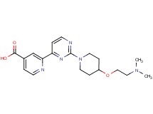 2-(2-{4-[2-(dimethylamino)ethoxy]piperidin-1-yl}pyrimidin-4-yl)isonicotinic acid