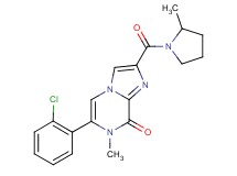 6-(2-chlorophenyl)-7-methyl-2-[(2-methylpyrrolidin-1-yl)carbonyl]imidazo[1,2-a]pyrazin-8(7H)-one