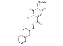 N-[(2R)-3,4-dihydro-2H-chromen-2-ylmethyl]-1,3-dimethyl-2,6-dioxo-1,2,3,6-tetrahydro-4-pyrimidinecarboxamide