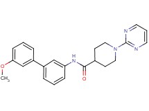 N-(3'-methoxy-3-biphenylyl)-1-(2-pyrimidinyl)-4-piperidinecarboxamide