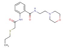 N-(2-morpholin-4-ylethyl)-2-{[(propylthio)acetyl]amino}benzamide