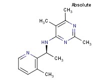 2,5,6-trimethyl-N-[(1S)-1-(3-methylpyridin-2-yl)ethyl]pyrimidin-4-amine