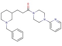 1-[3-(1-benzyl-3-piperidinyl)propanoyl]-4-(2-pyridinyl)piperazine