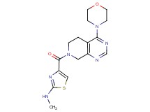 N-methyl-4-[(4-morpholin-4-yl-5,8-dihydropyrido[3,4-d]pyrimidin-7(6H)-yl)carbonyl]-1,3-thiazol-2-amine