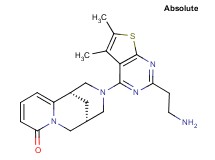 (1S,9S)-11-[2-(2-aminoethyl)-5,6-dimethylthieno[2,3-d]pyrimidin-4-yl]-7,11-diazatricyclo[7.3.1.0~2,7~]trideca-2,4-dien-6-one dihydrochloride