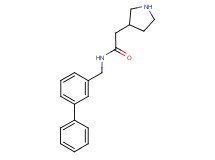 N-(3-biphenylylmethyl)-2-(3-pyrrolidinyl)acetamide hydrochloride