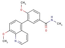 4-methoxy-3-(8-methoxyquinolin-5-yl)-N-methylbenzamide