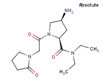(2S,4S)-4-amino-N,N-diethyl-1-[(2-oxopyrrolidin-1-yl)acetyl]pyrrolidine-2-carboxamide